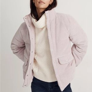 Madewell Wyman Quilted Corduroy Puffer Jacket